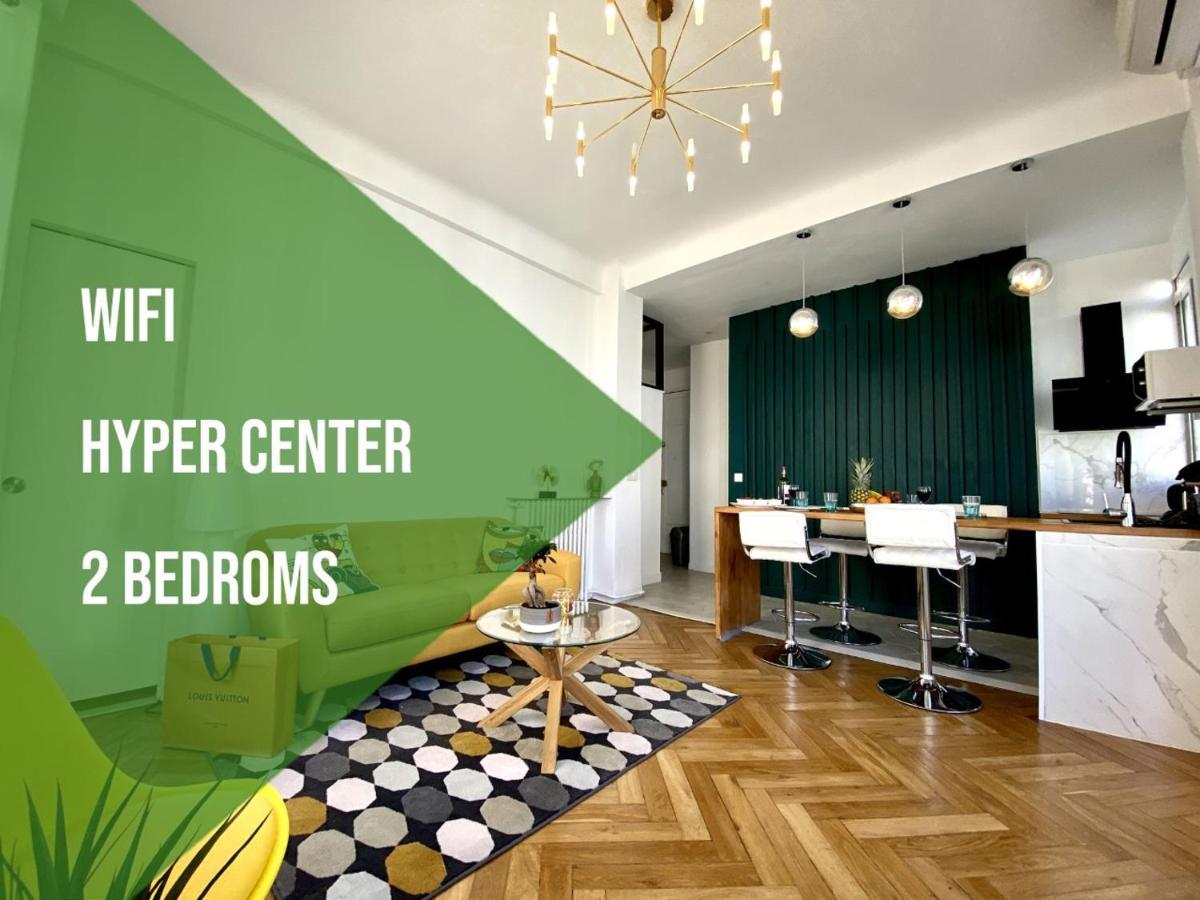 2 Bedroom - Hyper Center - Kitchen - Tramway - Balcony - Air Conditioner - Wifi Nice Ngoại thất bức ảnh